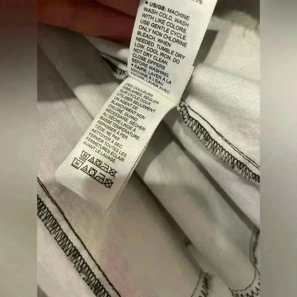 Making The Cut Winning Look Garys Beige Burgundy Paint Print Dress Sz M - Picture 7 of 12